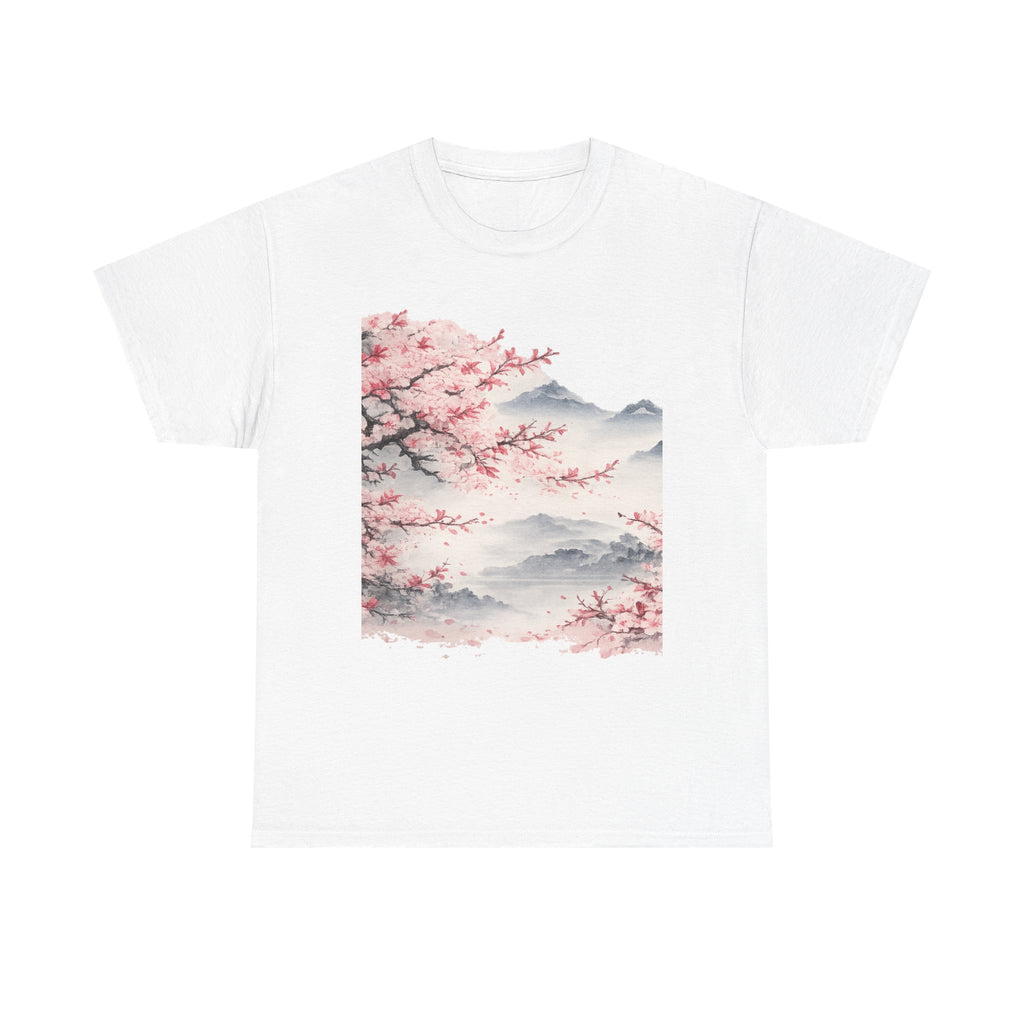 Cherry Blossom Tee - Elm Studio, Unisex Nature Graphic T-Shirt